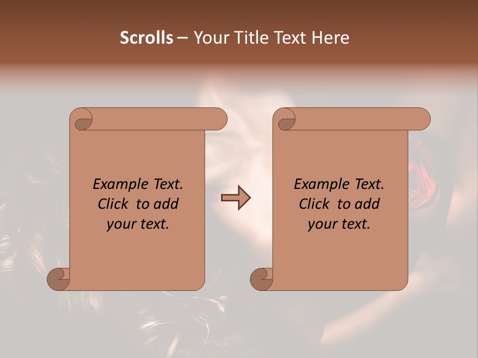Sexual Beautiful Dark PowerPoint Template