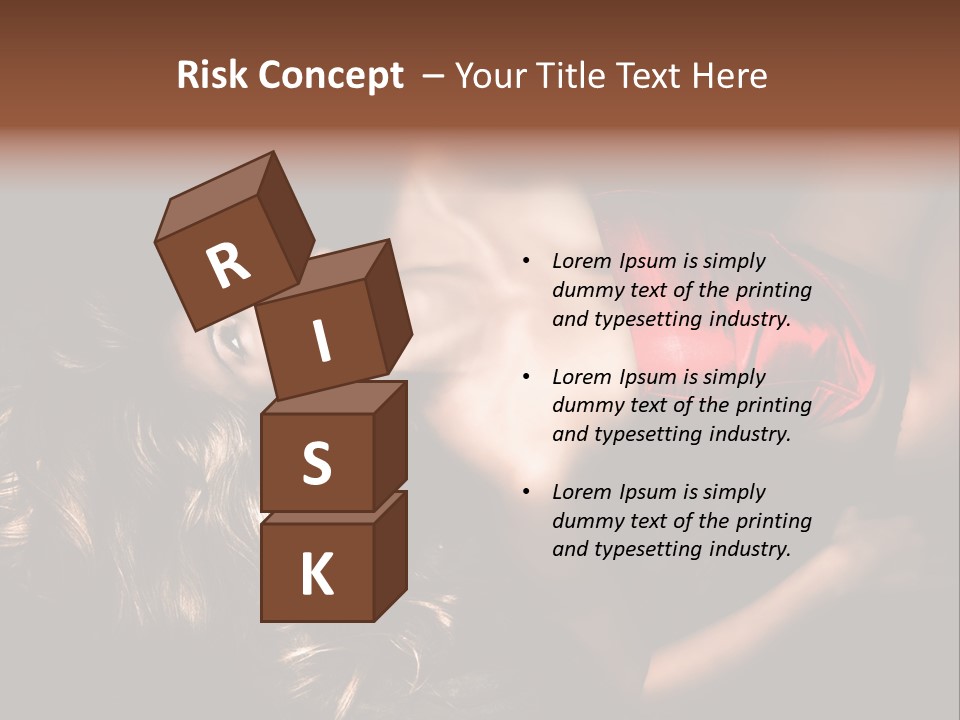 Sexual Beautiful Dark PowerPoint Template