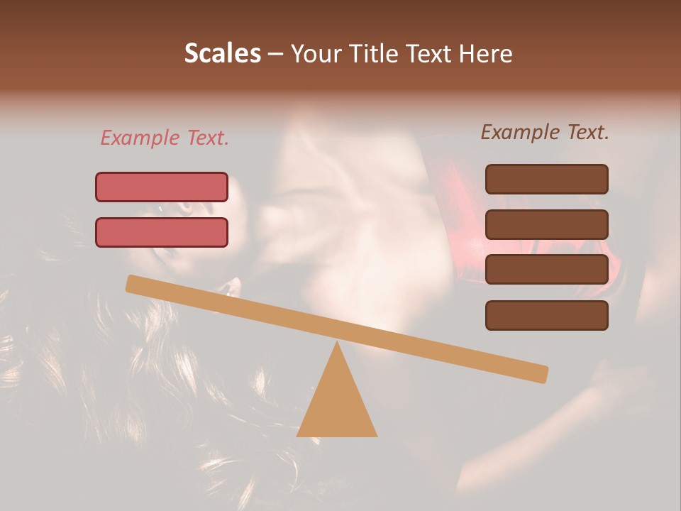 Sexual Beautiful Dark PowerPoint Template