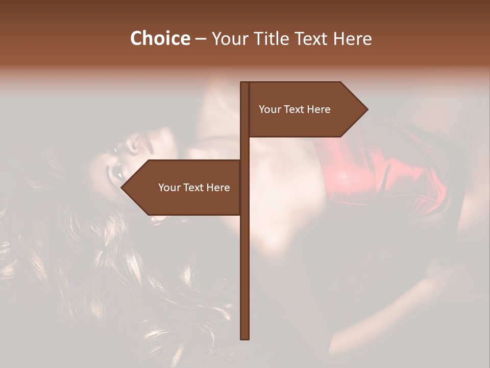 Sexual Beautiful Dark PowerPoint Template