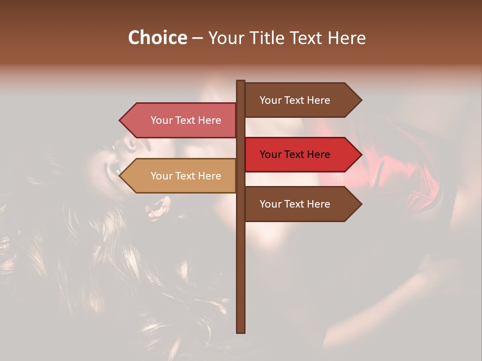 Sexual Beautiful Dark PowerPoint Template