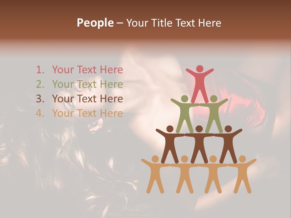 Sexual Beautiful Dark PowerPoint Template