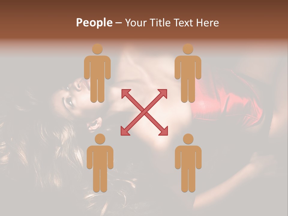 Sexual Beautiful Dark PowerPoint Template