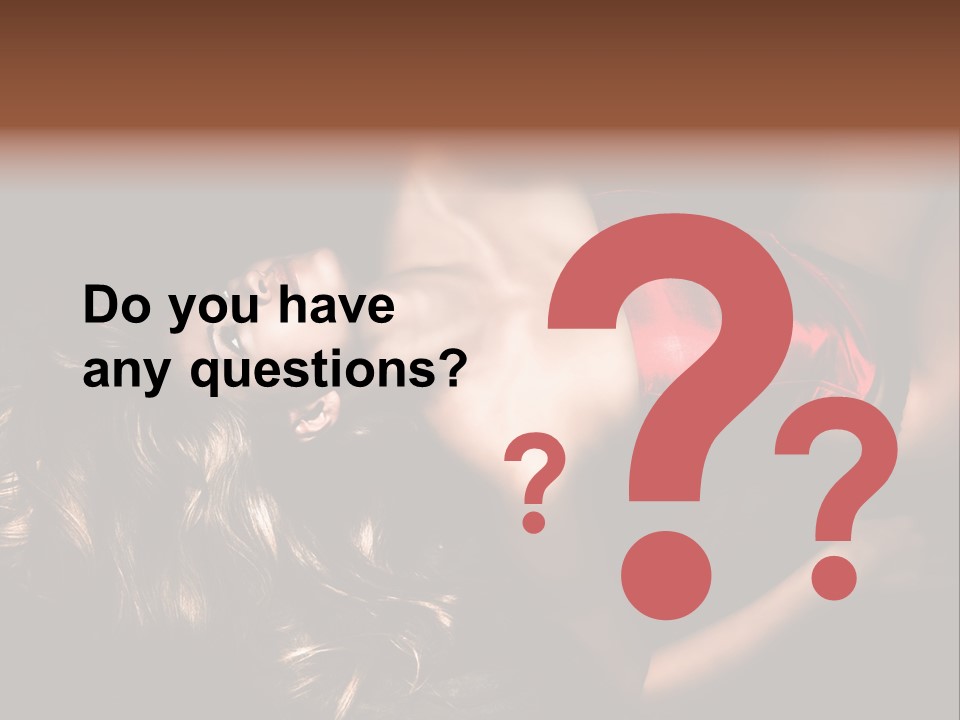 Sexual Beautiful Dark PowerPoint Template