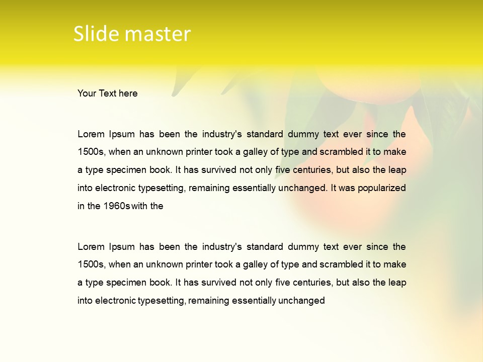 Food Exotic Aromatic PowerPoint Template