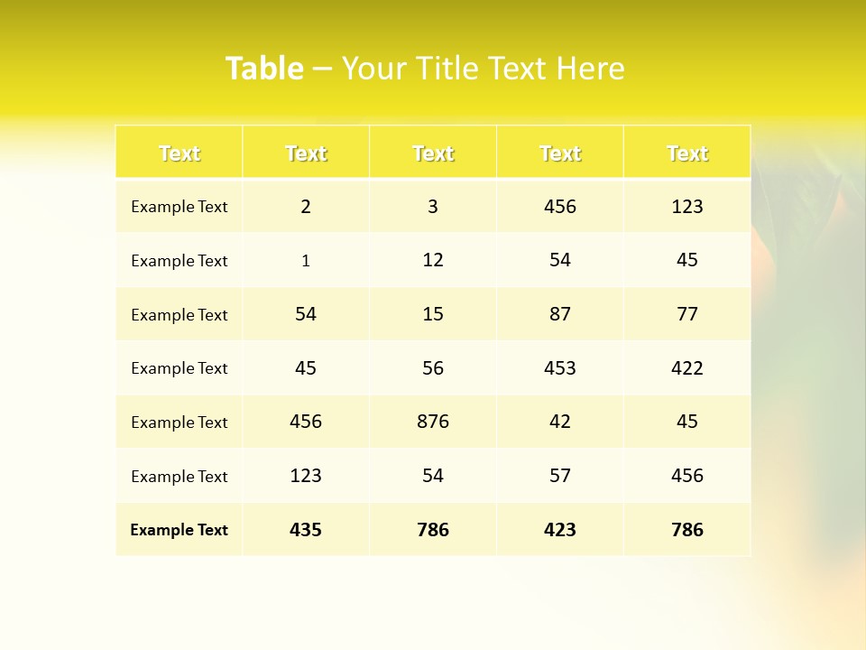 Food Exotic Aromatic PowerPoint Template