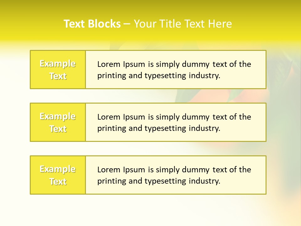 Food Exotic Aromatic PowerPoint Template