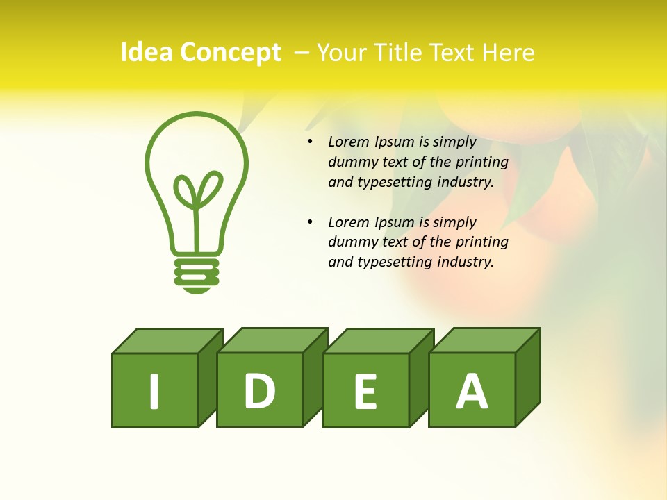 Food Exotic Aromatic PowerPoint Template