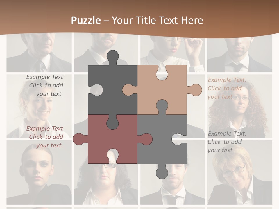 Man Team Work PowerPoint Template