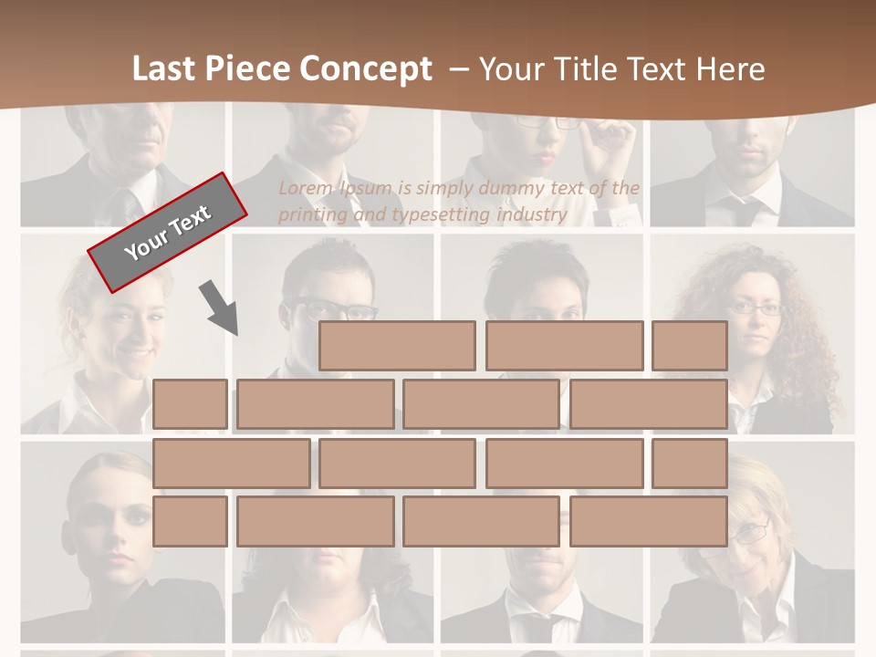 Man Team Work PowerPoint Template