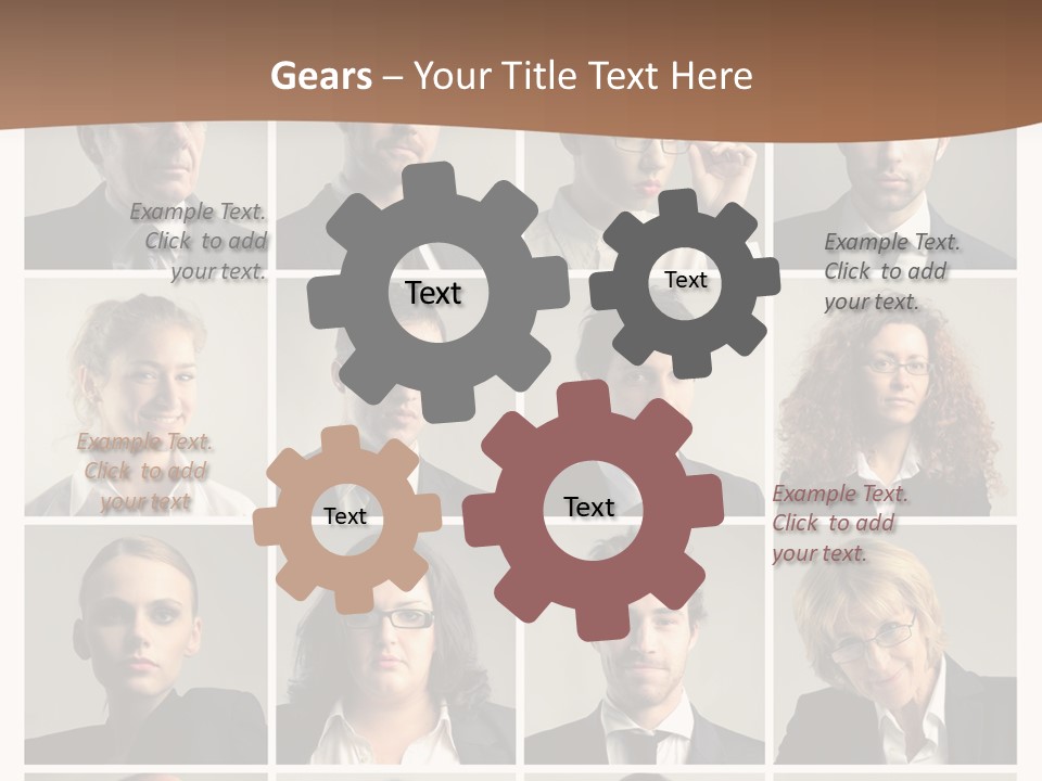 Man Team Work PowerPoint Template