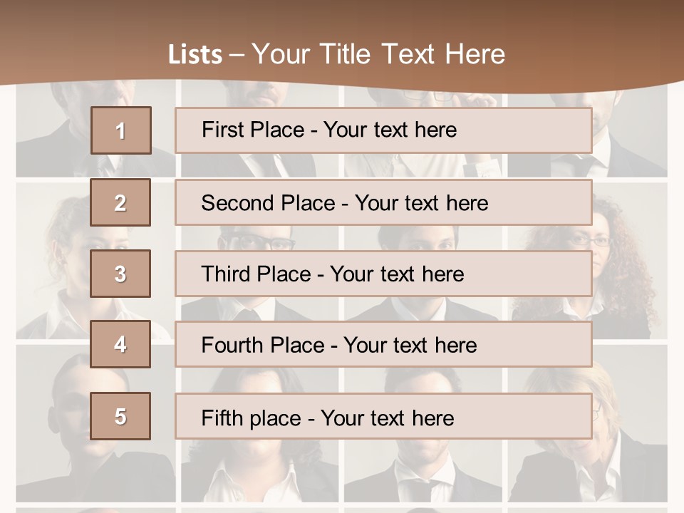 Man Team Work PowerPoint Template