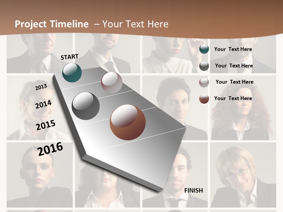 Man Team Work PowerPoint Template