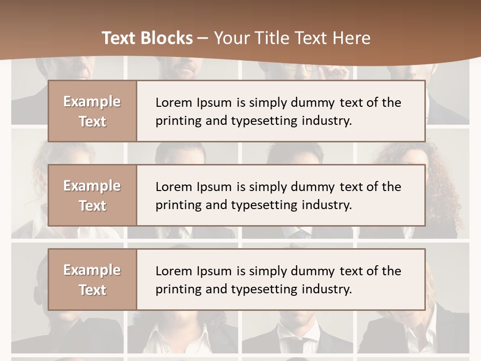 Man Team Work PowerPoint Template