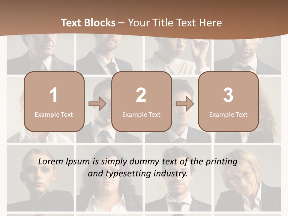 Man Team Work PowerPoint Template