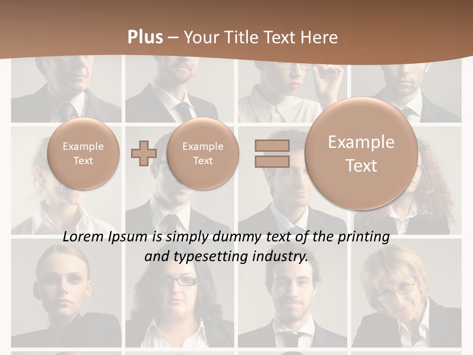 Man Team Work PowerPoint Template