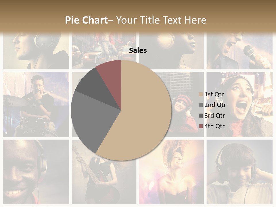 Rock Fashion Diversity PowerPoint Template