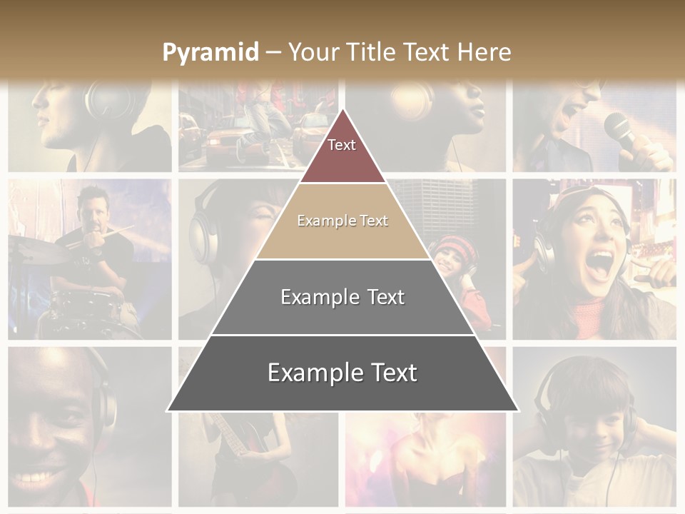 Rock Fashion Diversity PowerPoint Template