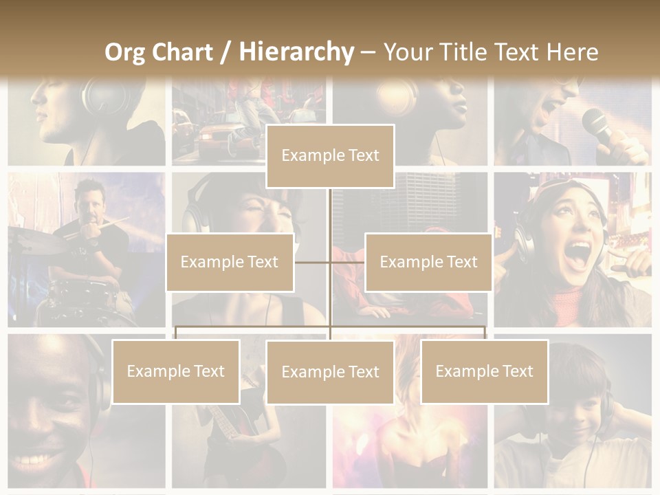 Rock Fashion Diversity PowerPoint Template