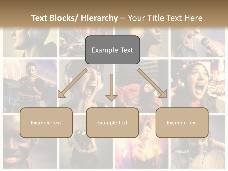 Rock Fashion Diversity PowerPoint Template