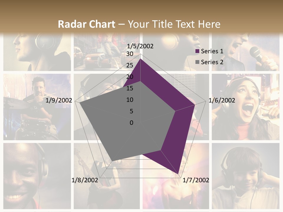Rock Fashion Diversity PowerPoint Template