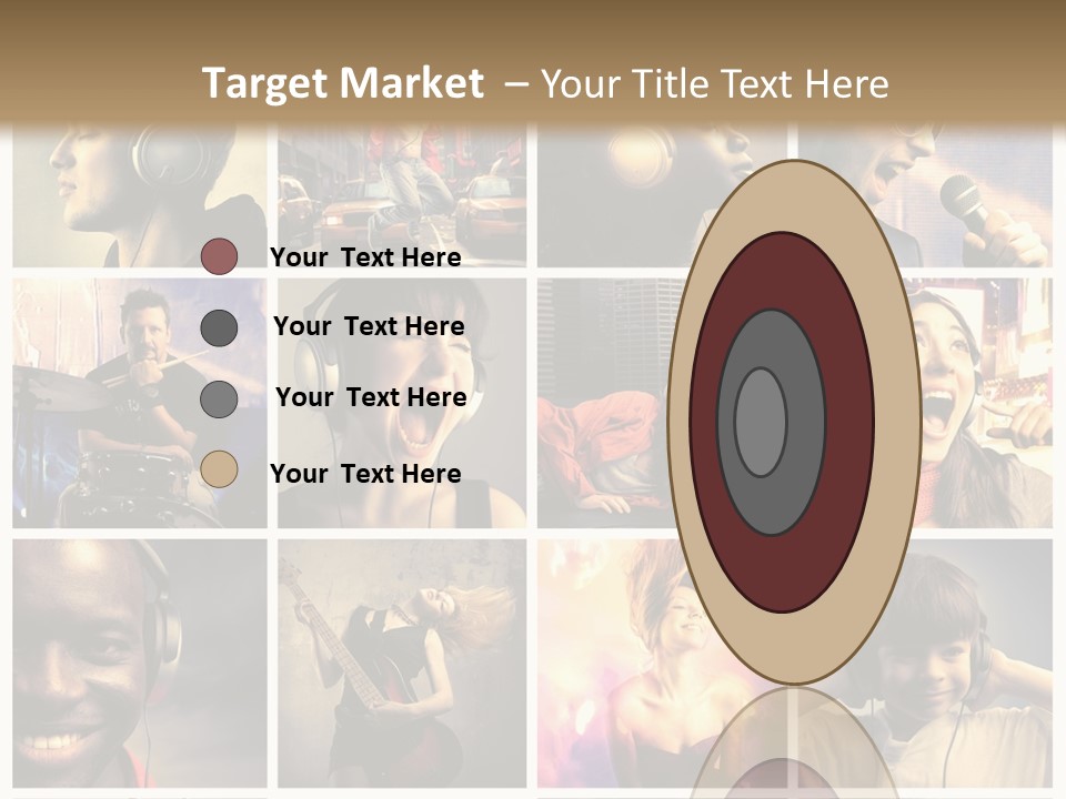 Rock Fashion Diversity PowerPoint Template