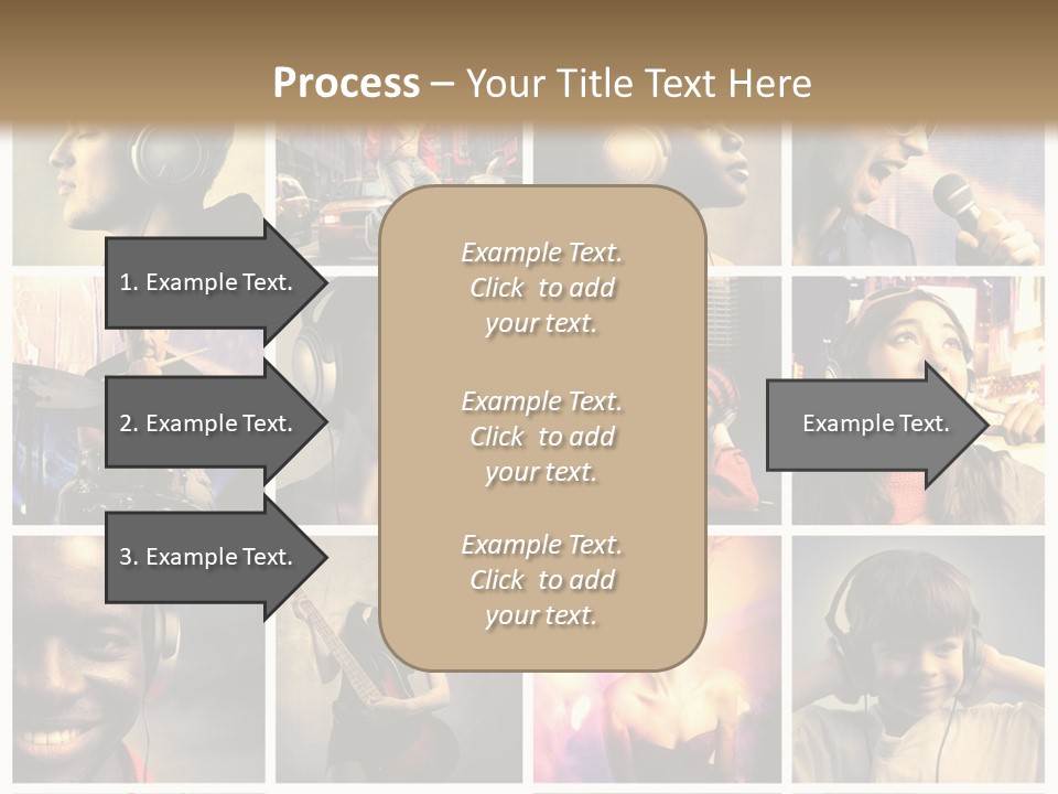 Rock Fashion Diversity PowerPoint Template