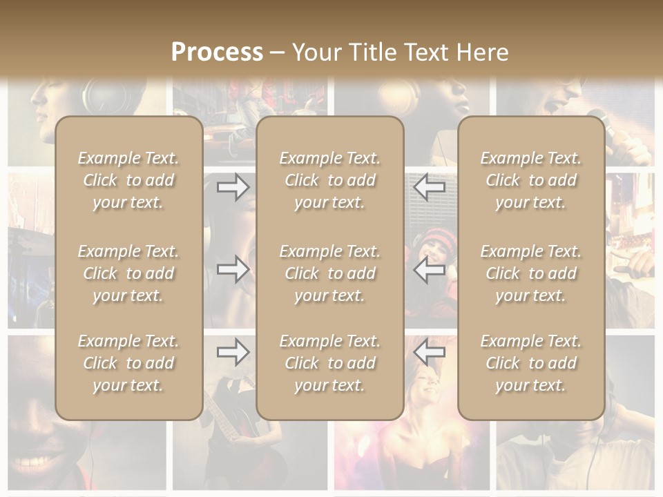 Rock Fashion Diversity PowerPoint Template