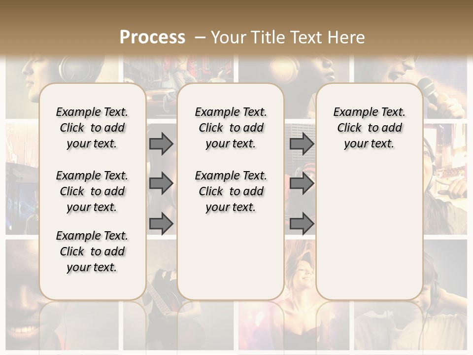 Rock Fashion Diversity PowerPoint Template