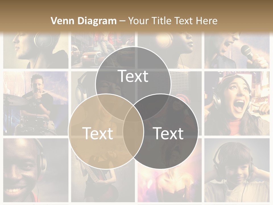 Rock Fashion Diversity PowerPoint Template