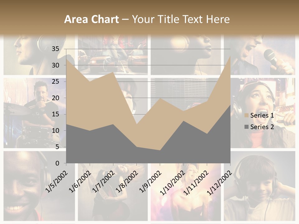 Rock Fashion Diversity PowerPoint Template