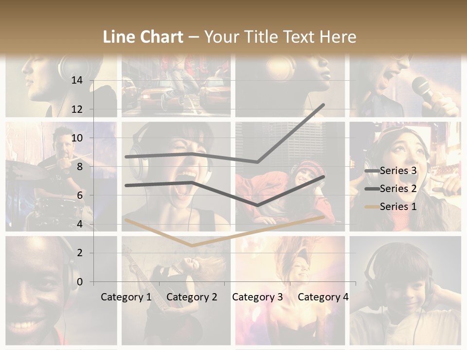 Rock Fashion Diversity PowerPoint Template