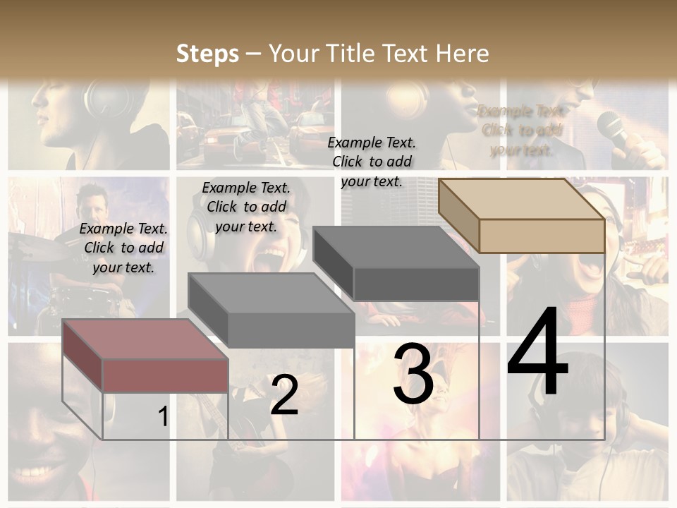 Rock Fashion Diversity PowerPoint Template