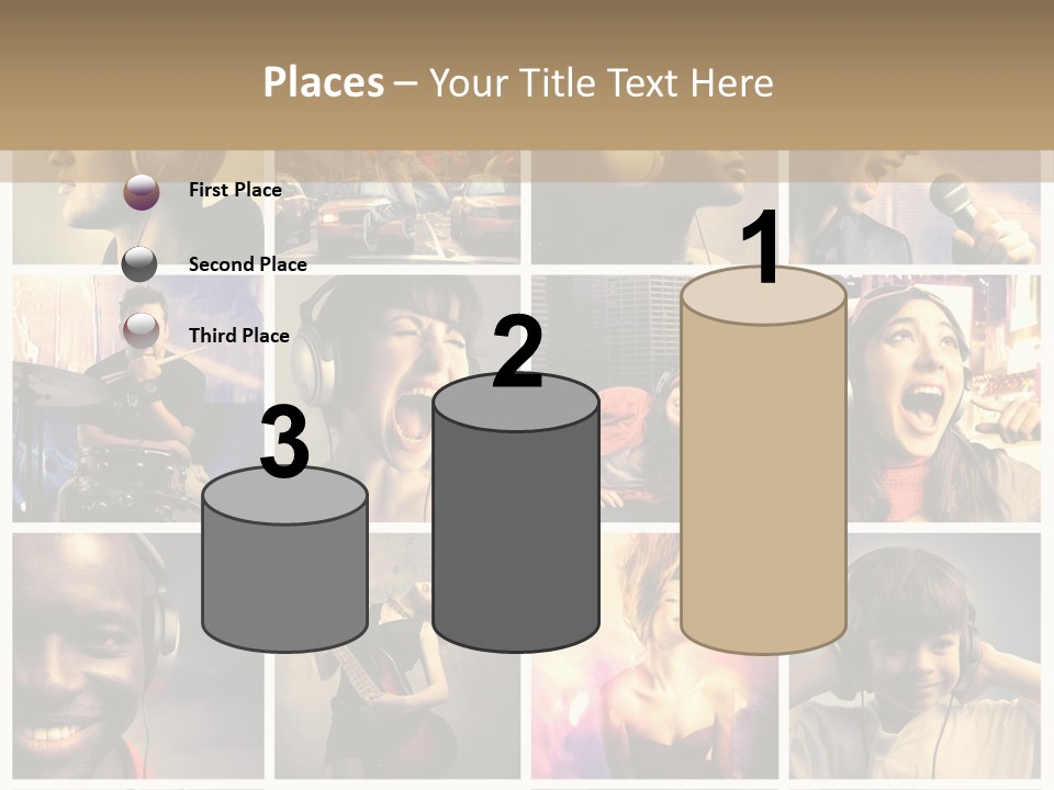 Light Color Singer PowerPoint Template