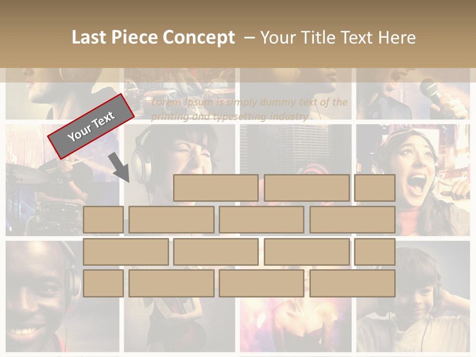 Light Color Singer PowerPoint Template