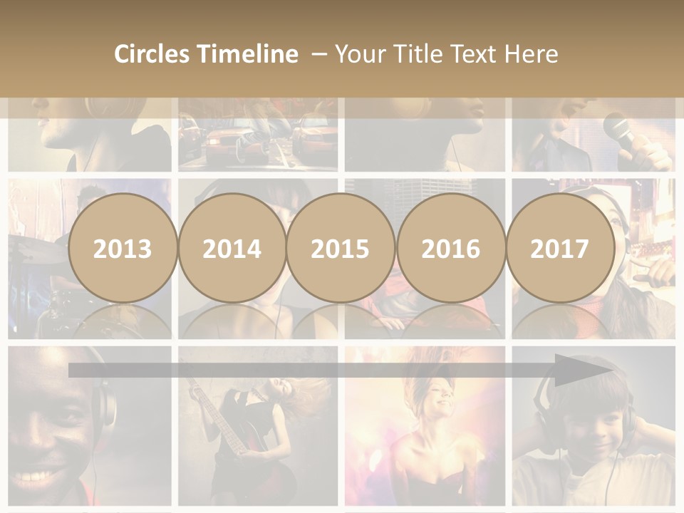 Light Color Singer PowerPoint Template
