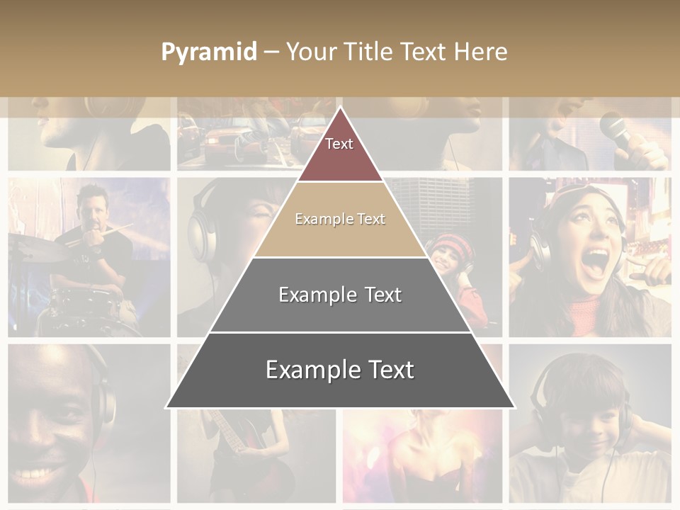 Light Color Singer PowerPoint Template