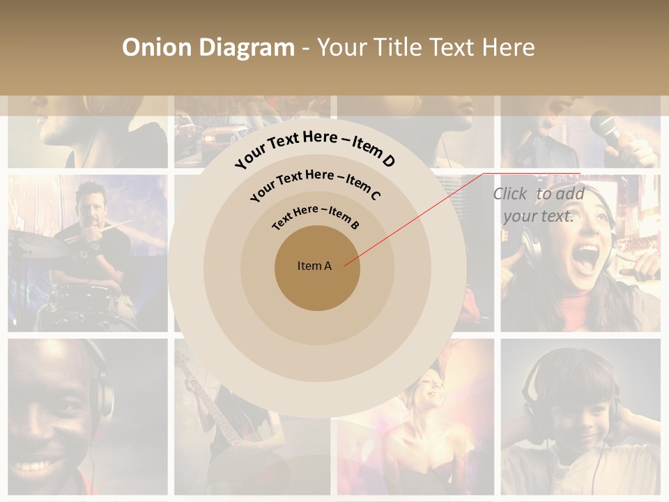Light Color Singer PowerPoint Template