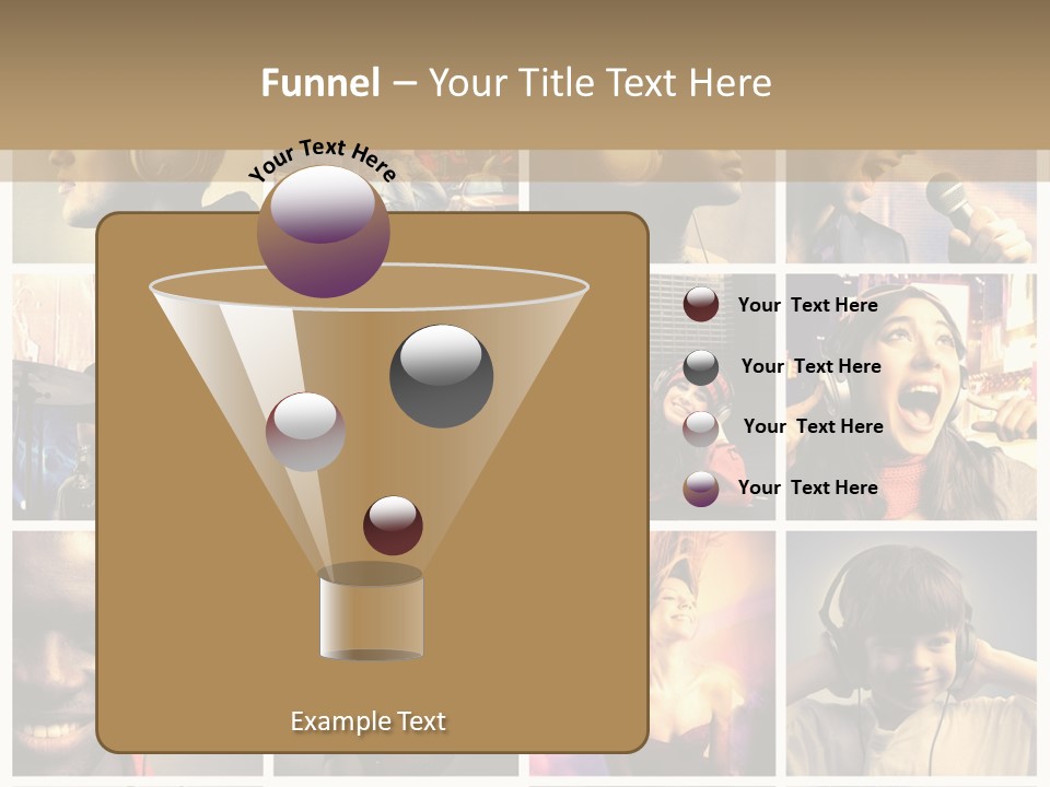 Light Color Singer PowerPoint Template
