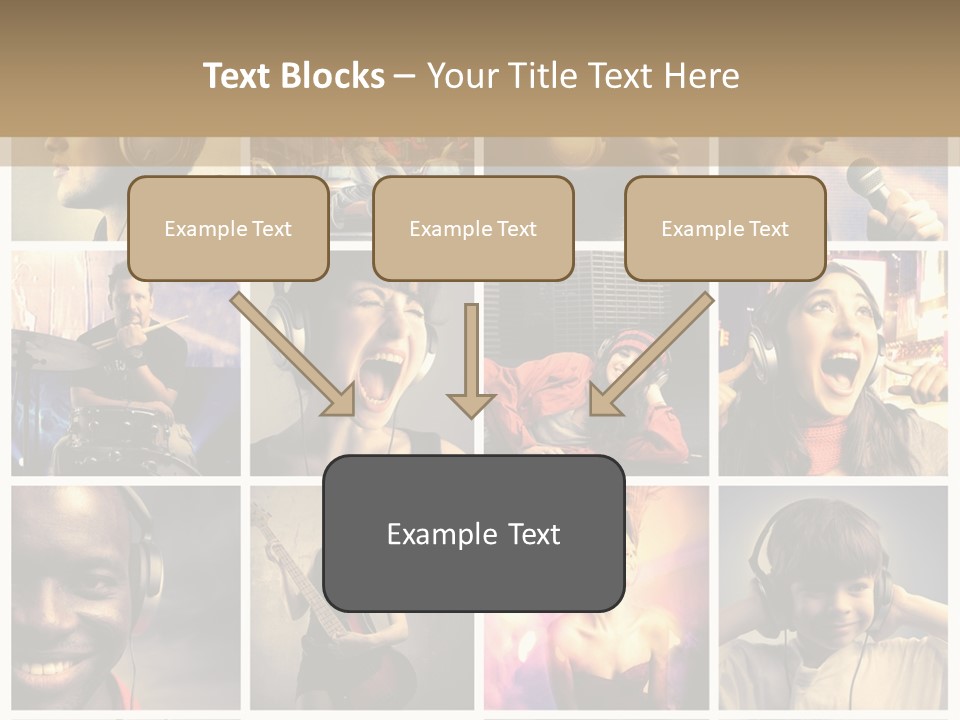 Light Color Singer PowerPoint Template