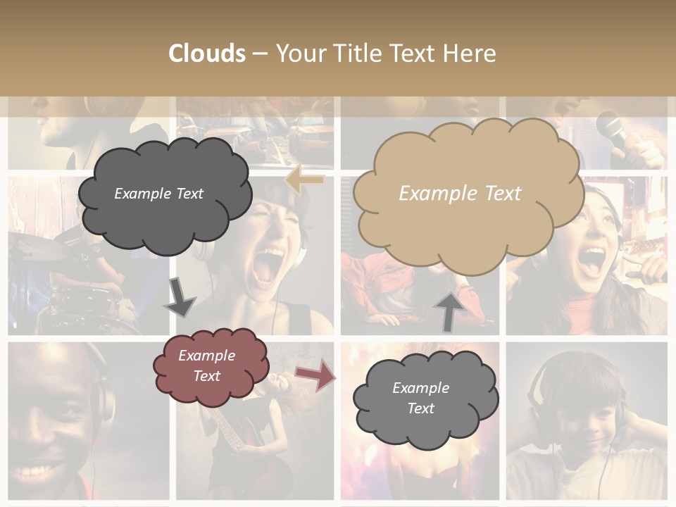 Light Color Singer PowerPoint Template