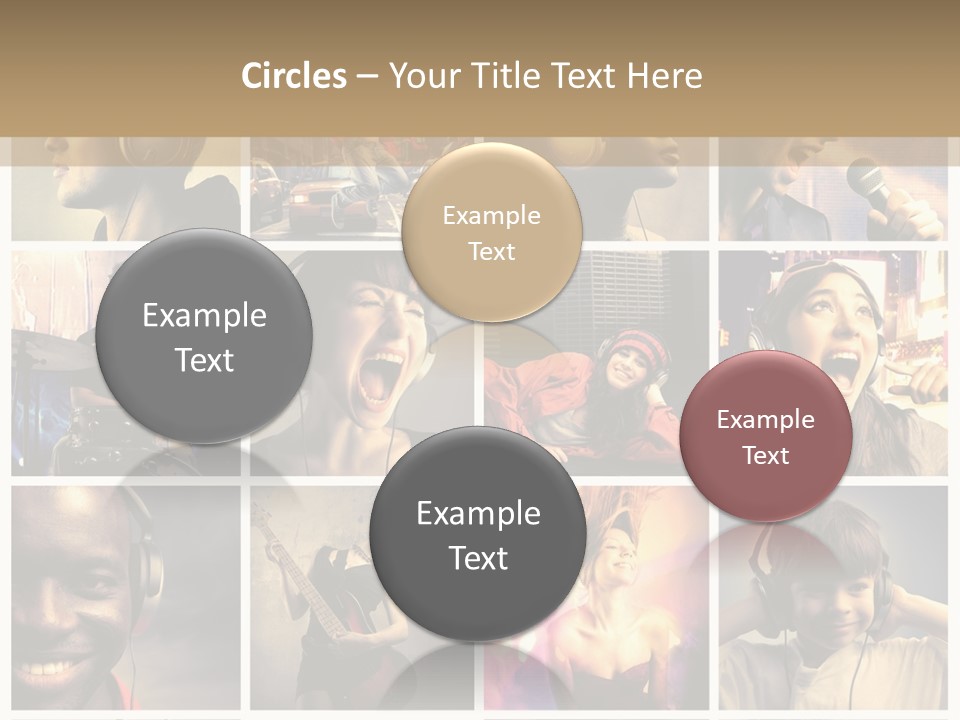 Light Color Singer PowerPoint Template