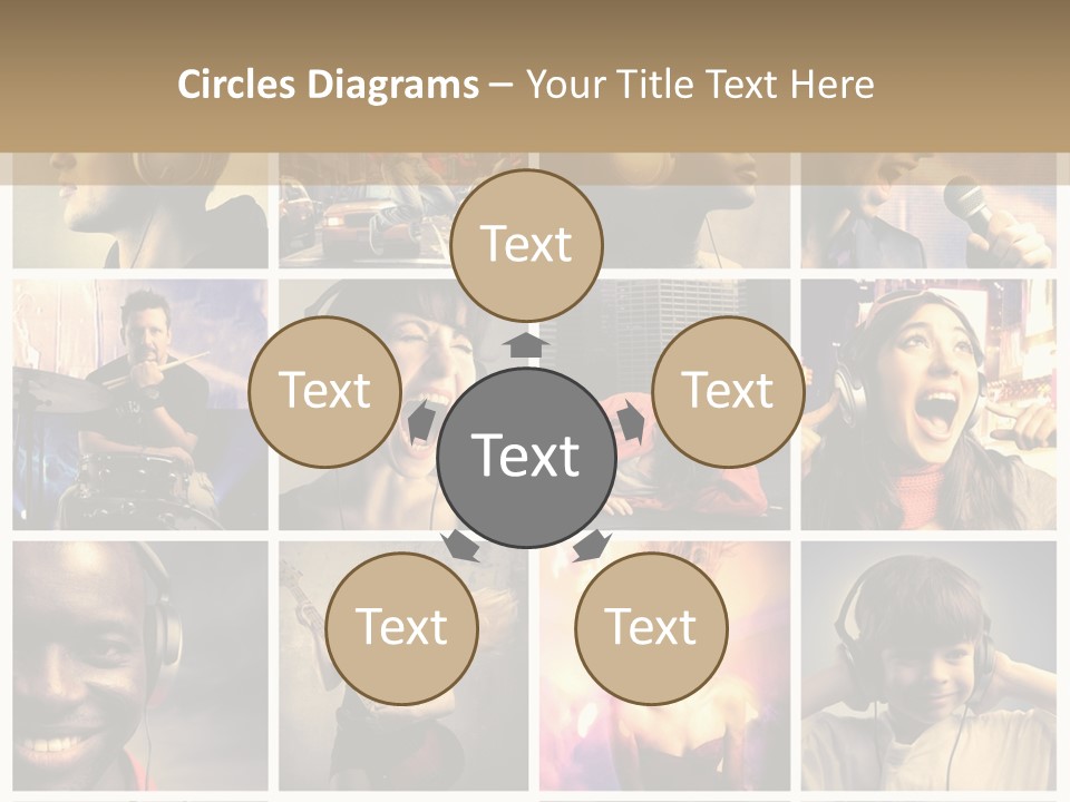 Light Color Singer PowerPoint Template