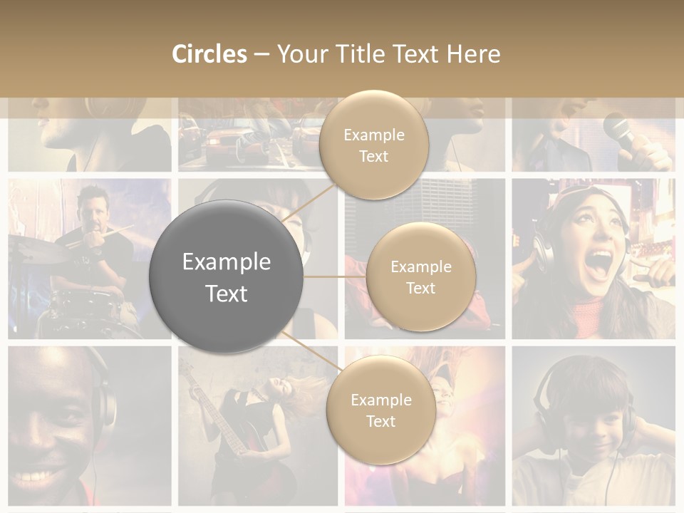 Light Color Singer PowerPoint Template