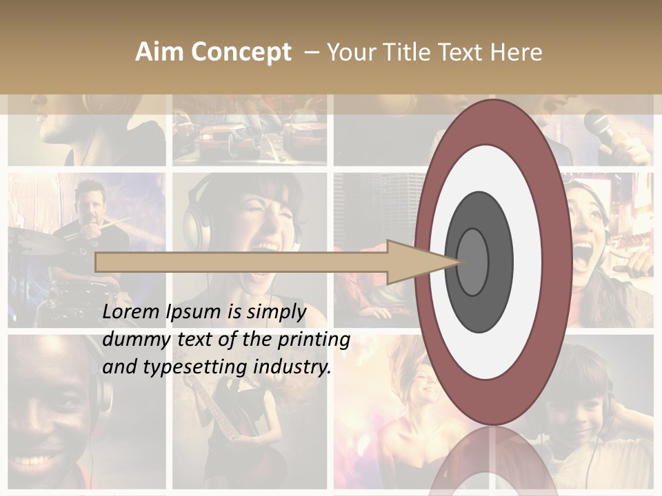Light Color Singer PowerPoint Template