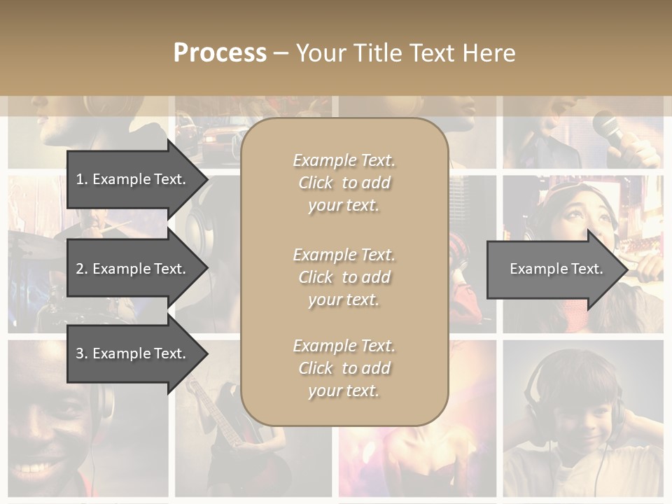 Light Color Singer PowerPoint Template