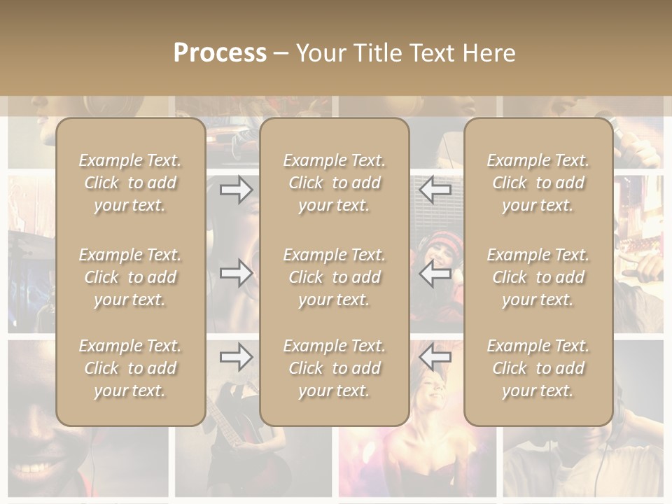 Light Color Singer PowerPoint Template