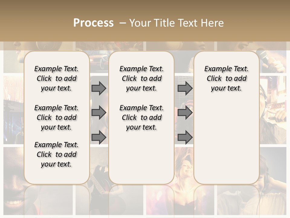 Light Color Singer PowerPoint Template
