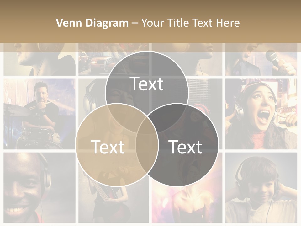 Light Color Singer PowerPoint Template