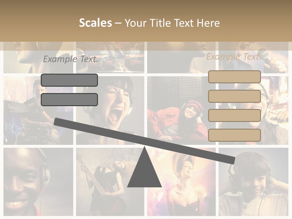 Light Color Singer PowerPoint Template
